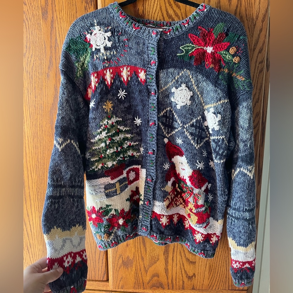 Vintage Christmas Knit Sweater